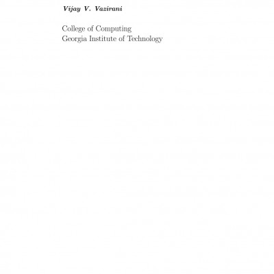 Approximation algorithms