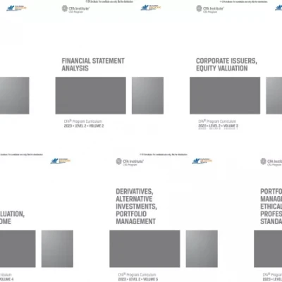 2023 CFA© Program Curriculum Level II Volume 1-6