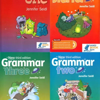 4 quyển Grammar One, Starter, Three, Two (Sách màu)