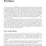 Compilers: principles