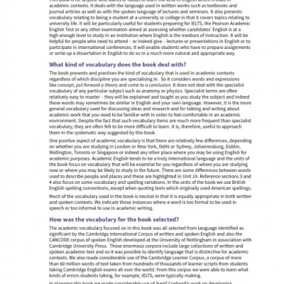 ACADEMIC VOCABULARY IN USE 2017