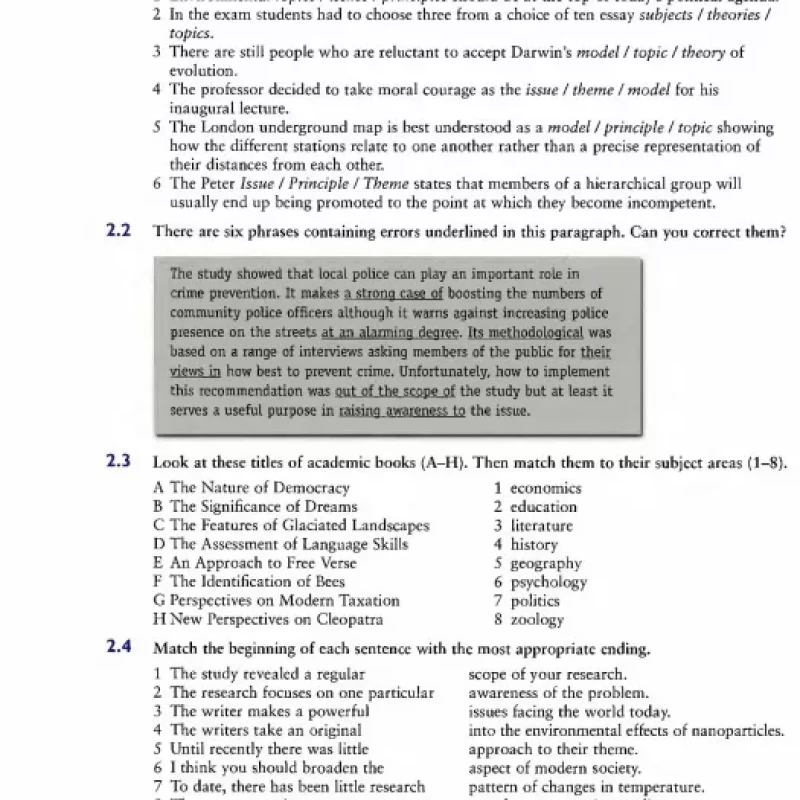 Academic vocabulary in use for IELTS