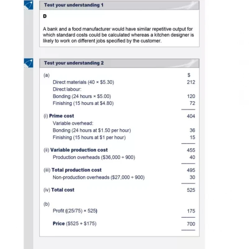ACCA Kaplan F5 Performance Management (PM) Essential Text 2015