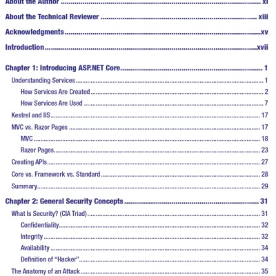 Advanced ASP.NET Core 3 Security