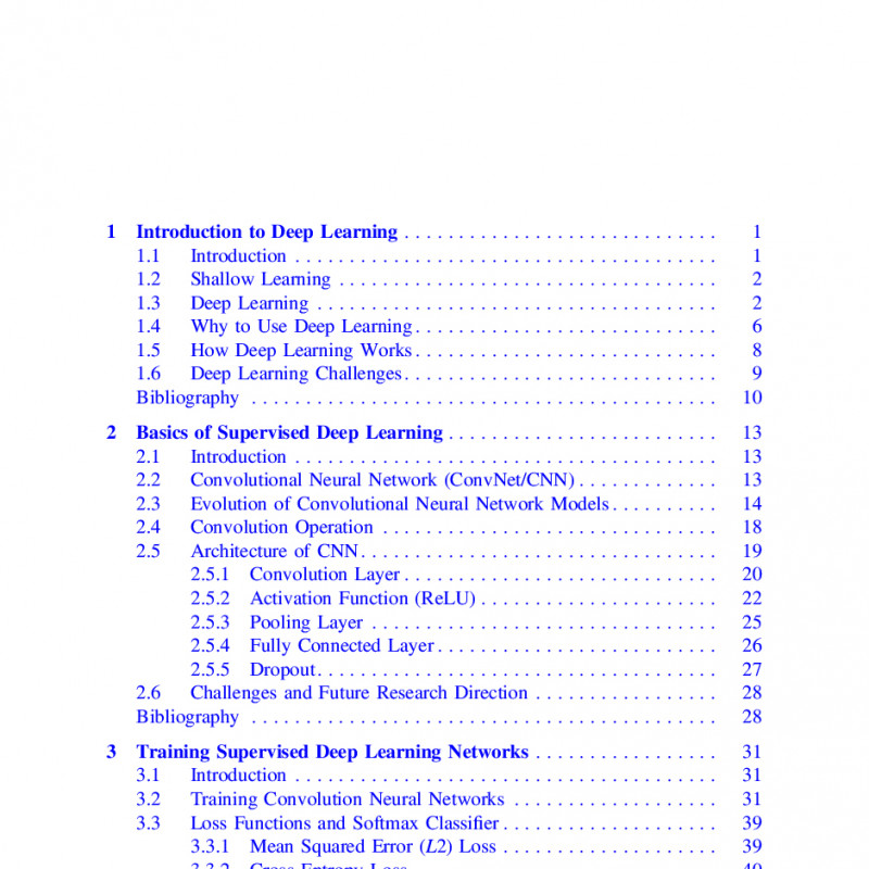 Advances in Deep Learning