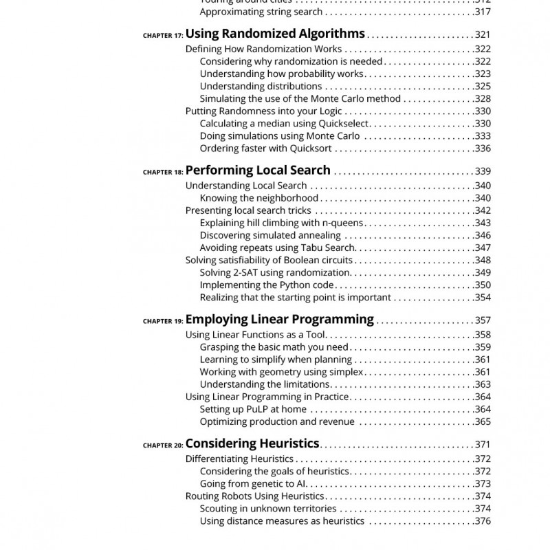 Algorithms for Dummies