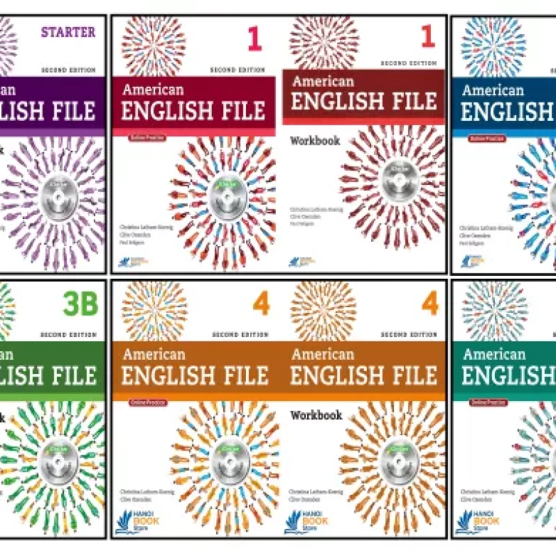 American English (Sách màu+ den trang)