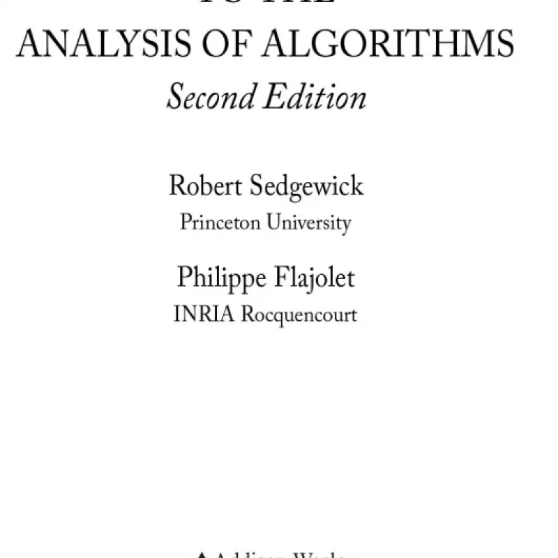 An Introduction to the Analysis of Algorithms