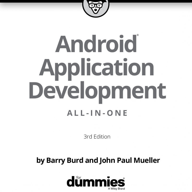 Android Application Development All-in-One For Dummies