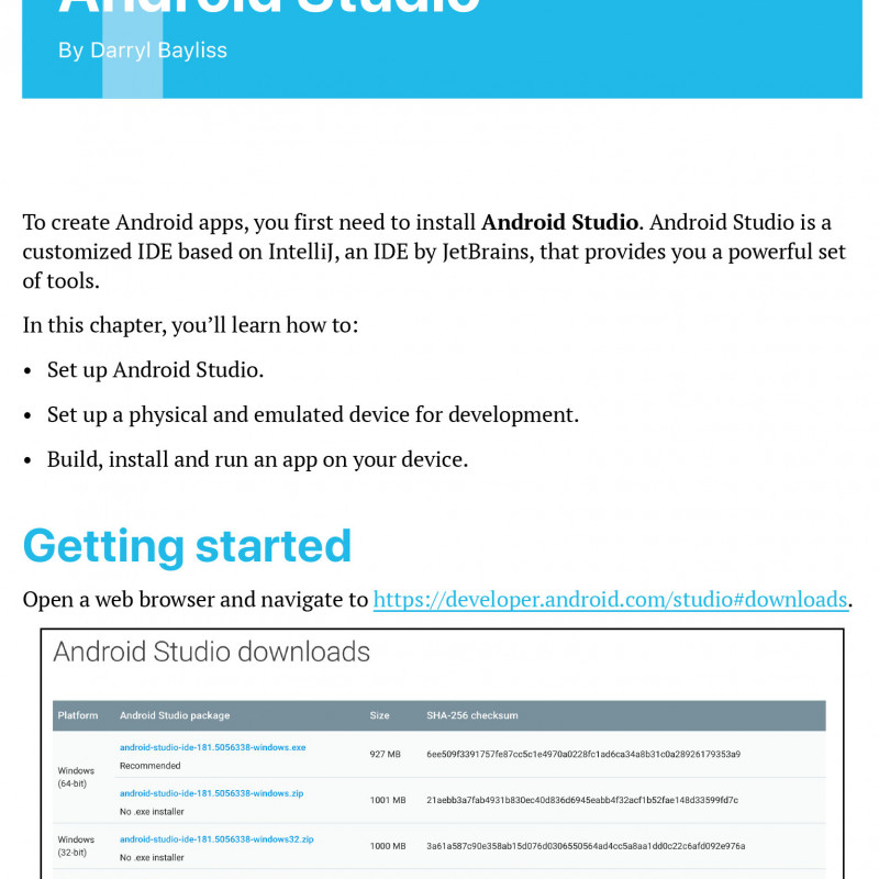 Android Apprentice (Second Edition) Beginning Android Development with Kotlin
