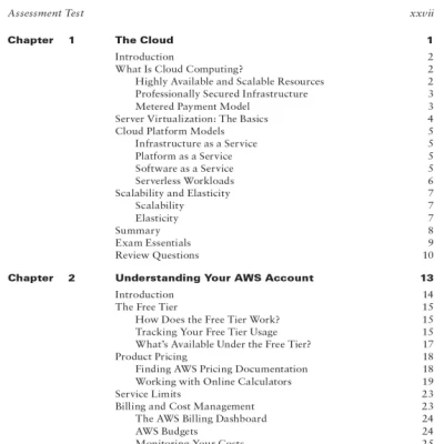 Aws Certified Cloud Practitioner Study Guide Clf-C01 Exam