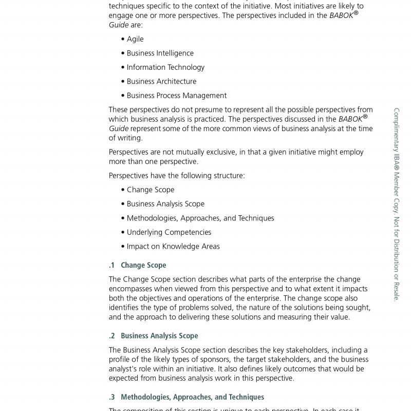 BABOK Guide V3