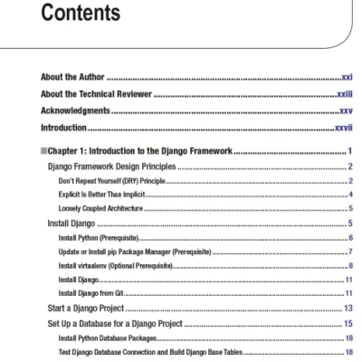 Beginning Django Web Application Development and Deployment with Python