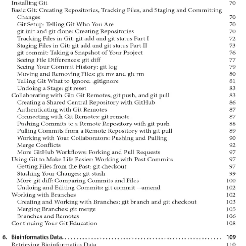 Bioinformatics Data Skills
