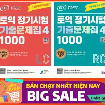 Bộ Sách Luyện Thi ETS TOEIC 2024 RC và LC - Hanoi Bookstore