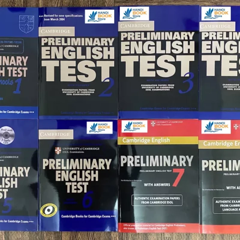 Bộ sách PET 8 cuốn quyển 1, 8