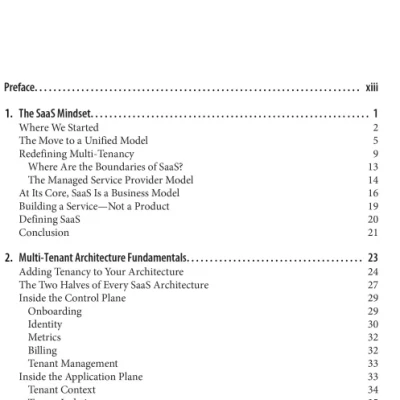 Building Multi-Tenant SaaS Architectures Principles, Practices and Patterns Using AWS