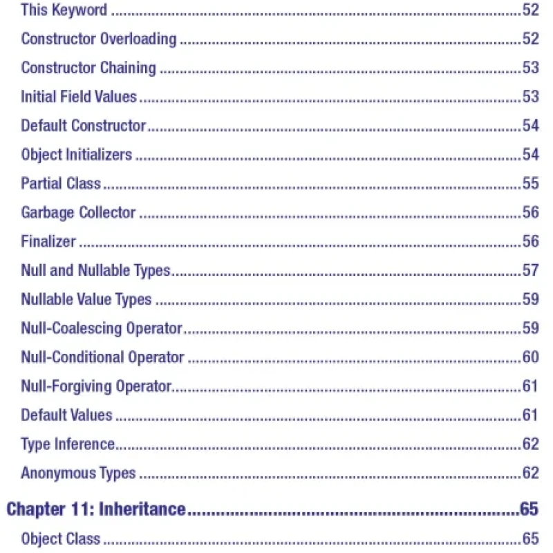 C 10 Quick Syntax Reference