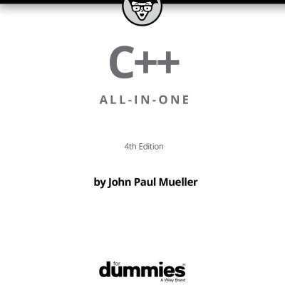 C++ All in one for dummies 4th edition