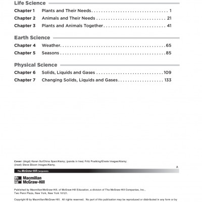 California Science Reading (Sách đen trắng)