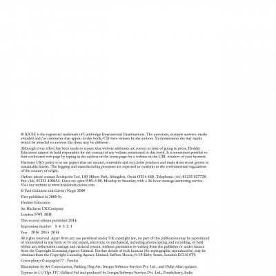 Cambridge IGCSE Geography