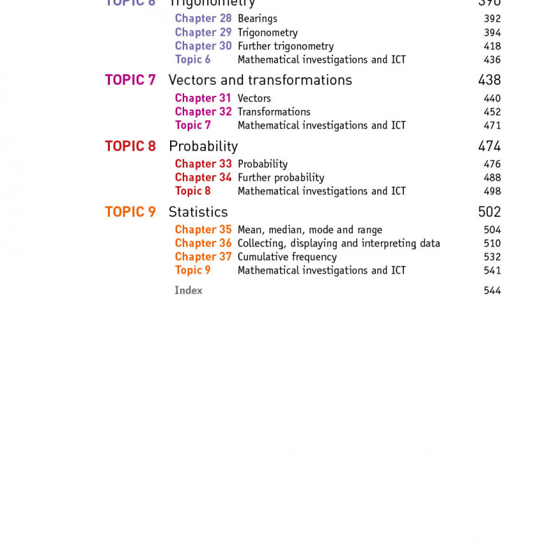 Cambridge IGCSE Core Mathematics 4th edition