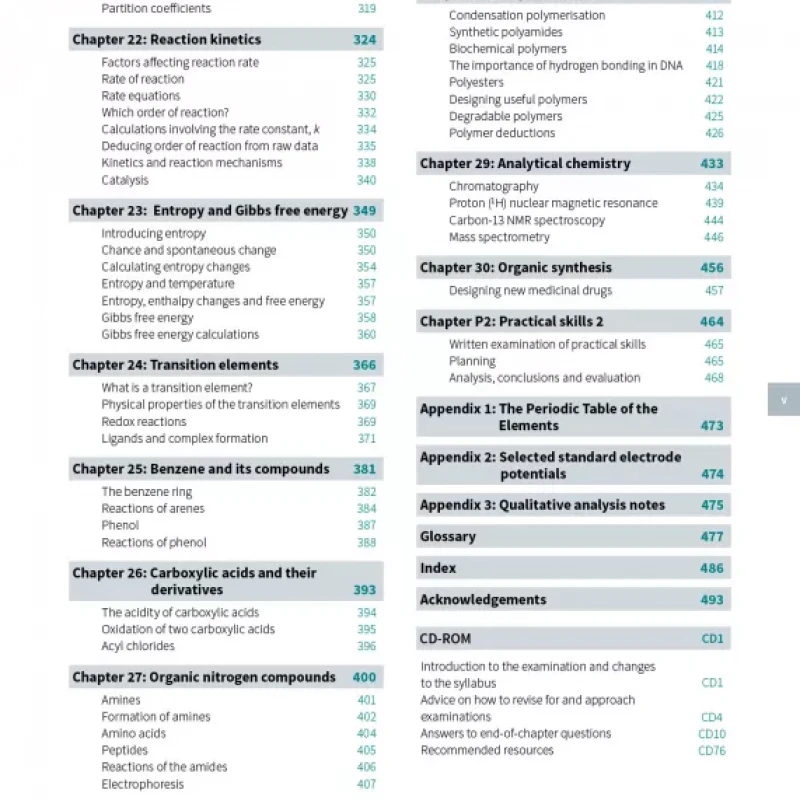 Cambridge International AS and A Level Chemistry Coursebook [ màu ]