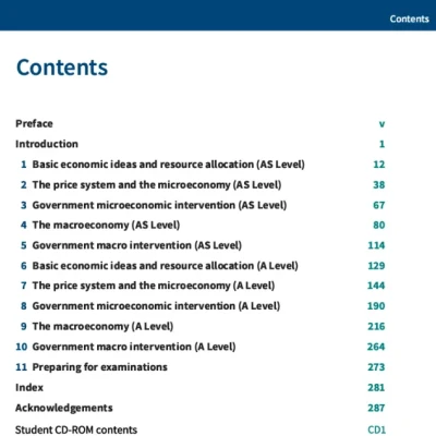 Cambridge International AS and A Level Economics Coursebook