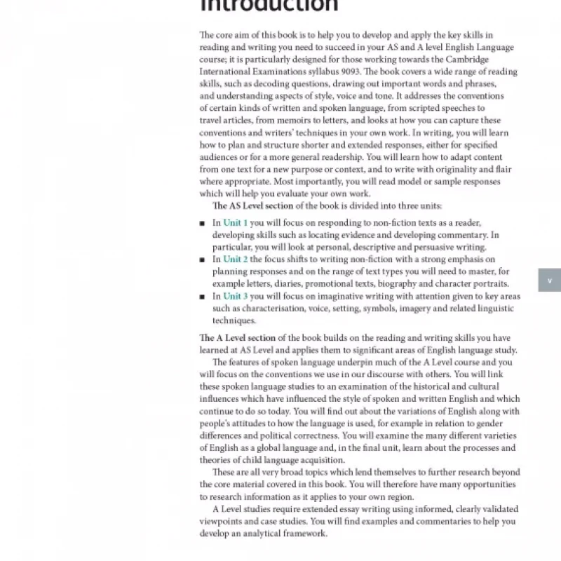 Cambridge International AS and A Level English Language Coursebook [ màu ]