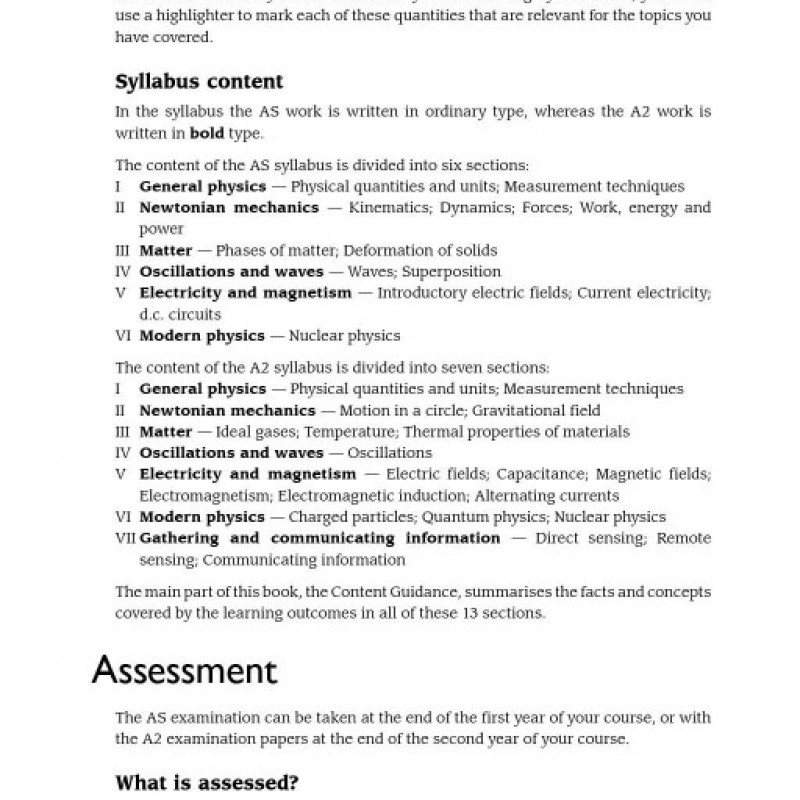 Cambridge International AS and A Level Physics Revision Guide [ đen trắng ]