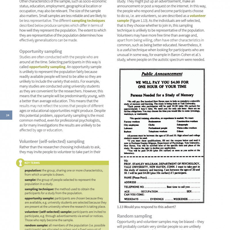 Cambridge International AS and A Level Psychology Coursebook