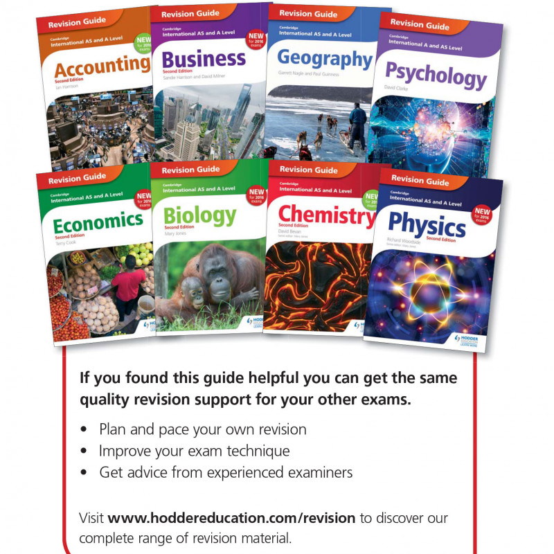Cambridge international asa level economics revision guide