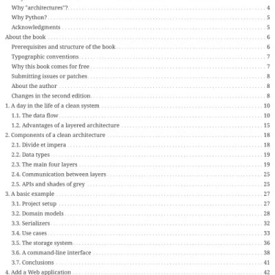Clean Architectures in Python