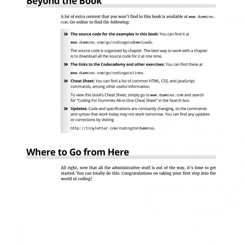 Coding All-in-One For Dummies