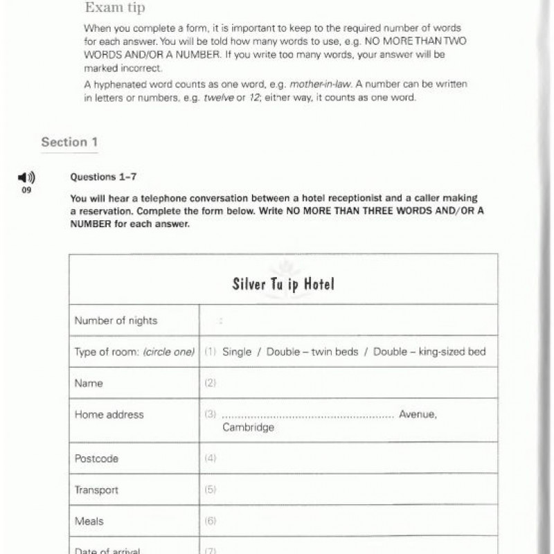 Collins Get Ready for IELTS Listening - Pre-intermediate A2+ (Sách đen trắng)