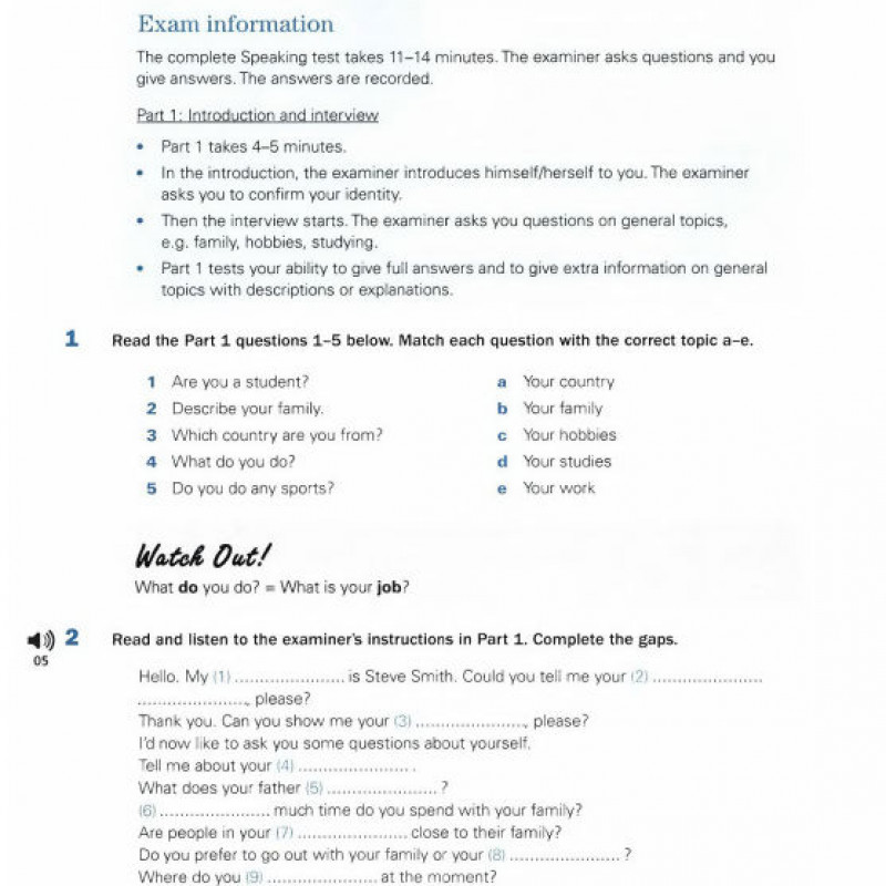 Collins Get Ready for IELTS Speaking - Pre-intermediate A2+ (Sách đen trắng)