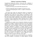 Computational Thinking