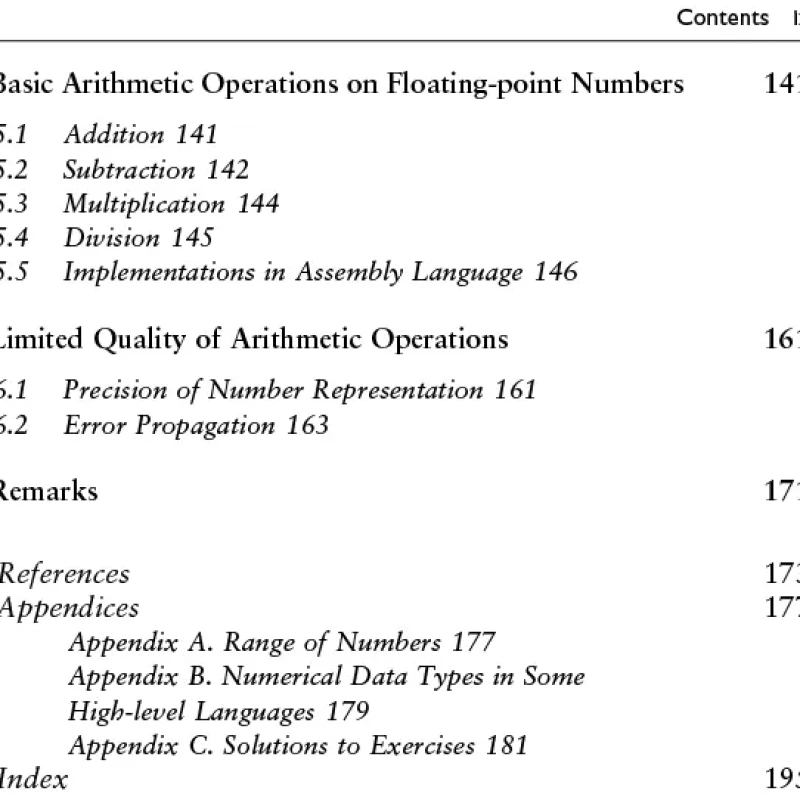 Computer Arithmetic in Practice