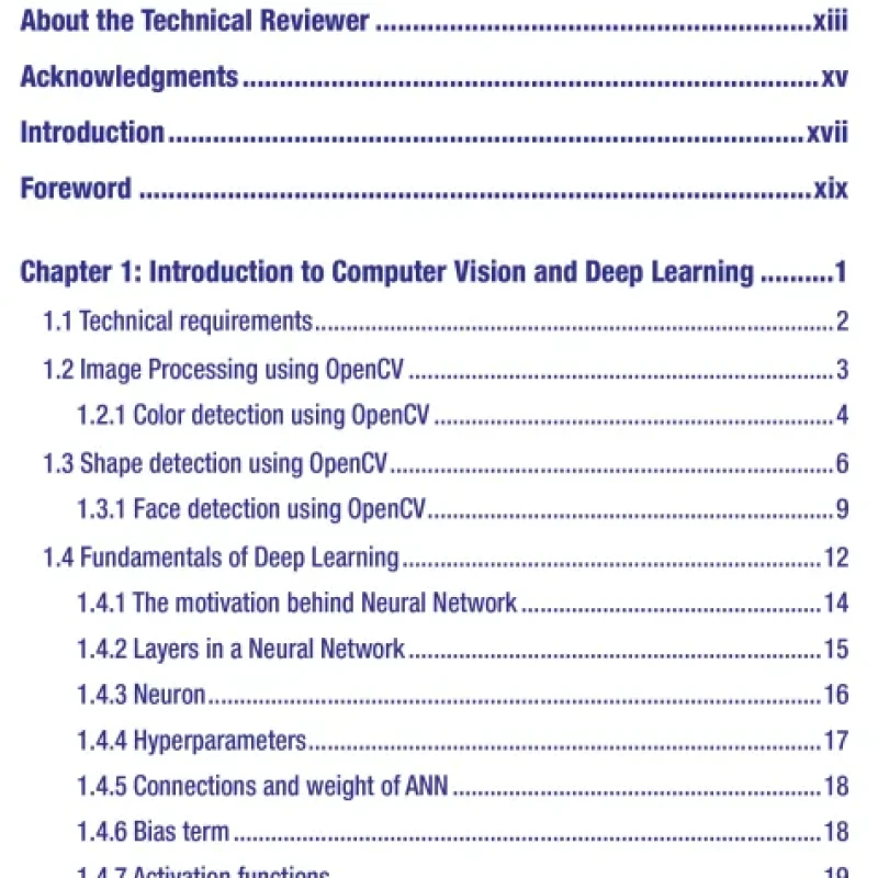 Computer Vision Using Deep Learning Neural Network Architectures with Python and Keras