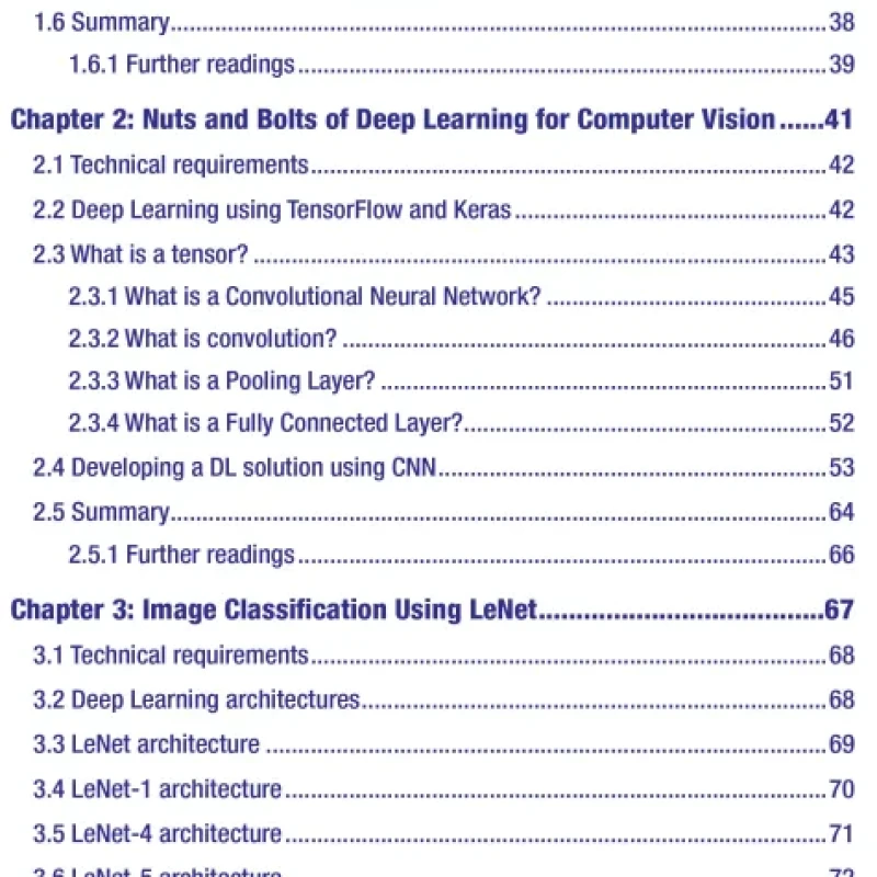 Computer Vision Using Deep Learning Neural Network Architectures with Python and Keras