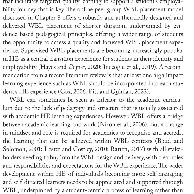 Sách Constructing Online Work-Based Learning Placements Approaches to Pedagogy