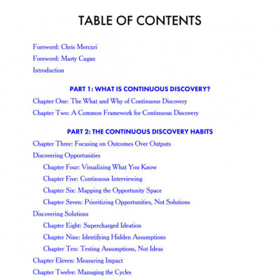 Continuous Discovery Habits