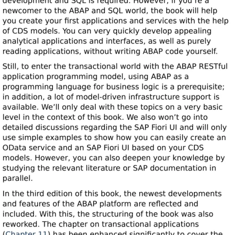 Core Data Services for ABAP