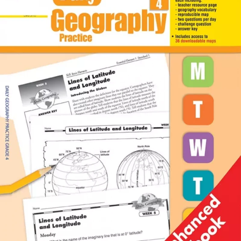 DAILY GEOGRAPHY PRACTICE GRADE 1-6 (Sách đen trắng)