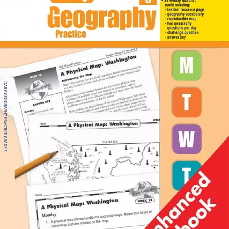 DAILY GEOGRAPHY PRACTICE GRADE 1-6 (Sách đen trắng)