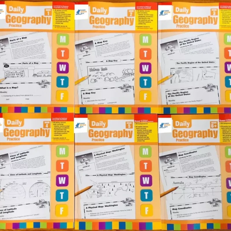 DAILY GEOGRAPHY PRACTICE GRADE 1-6 (Sách đen trắng)