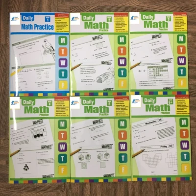 Daily Math Practice final 2 bộ đen trắng ( Sách đen trắng)
