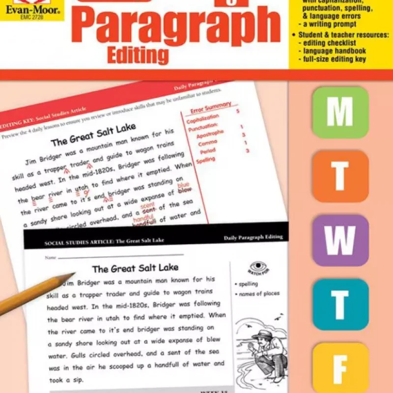 DAILY PARAGRAPH EDITING GRADE 2 (SÁch đen trắng)