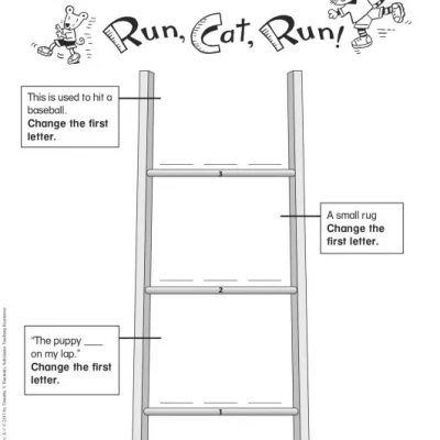 DAILY WORD LADDER K-1 (Sách đen trắng)