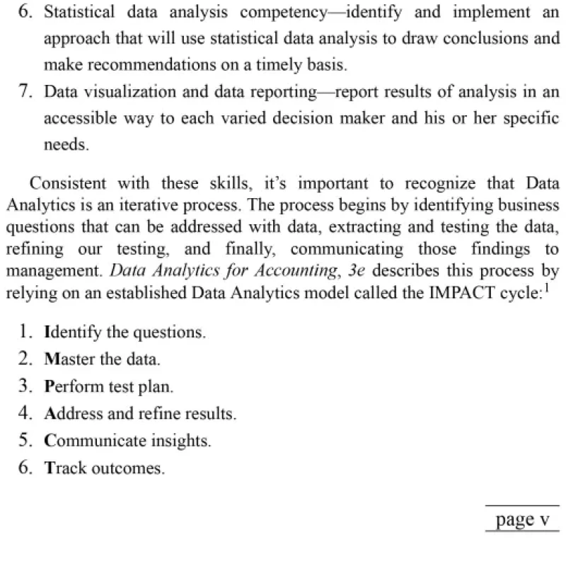 Data Analytics for Accounting. Third Edition